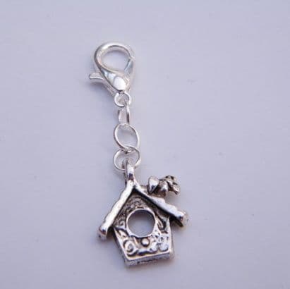 Bird House Clip On Charm