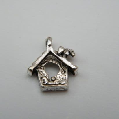 Bird House Wine Glass Charm - Full Bead Style