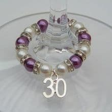 Birthday Wine Glass Charms