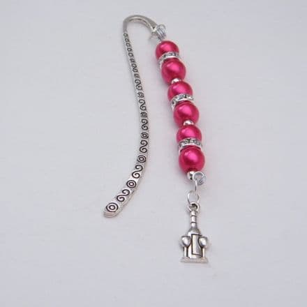 Bottle & Glasses Bookmark - Elegance Style