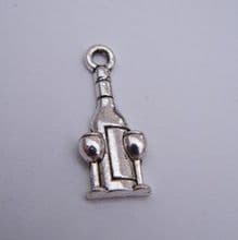 Bottle & Glasses Bookmarks