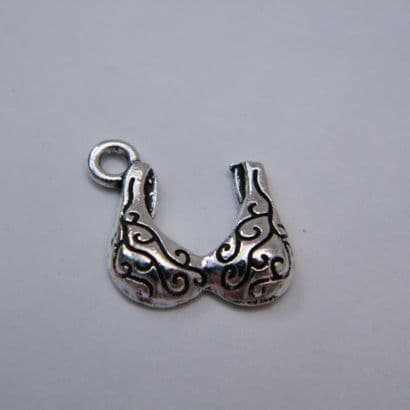 Bra Necklace - Initial Charm Style