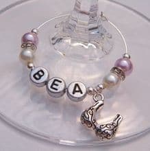 Bra Wine Glass Charms