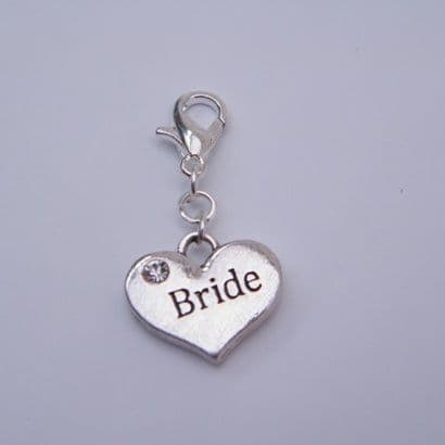 Bride Clip On Charm