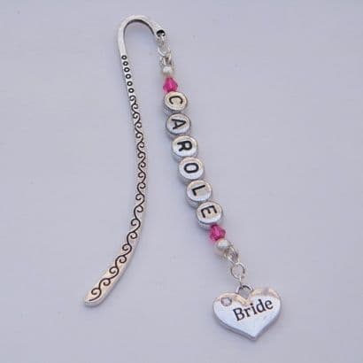 Bride Personalised Bookmark