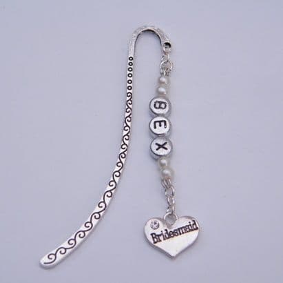 Bridesmaid Personalised Bookmark