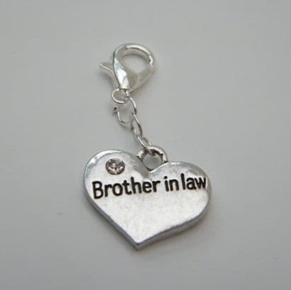 Brother In Law Clip On Charm