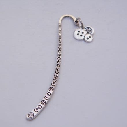 Buttons Bookmark - Charm Style