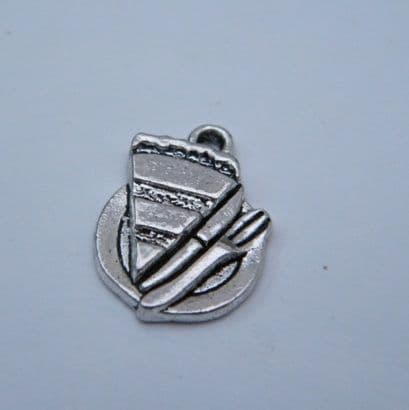 Cake Slice Personalised Keyring