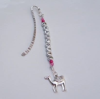 Camel Personalised Bookmark