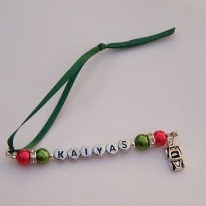 Car Personalised Christmas Tree Decoration