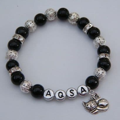 Cat Personalised Bracelet - Sparkle & Bling Style