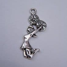 Cheerleader Wine Glass Charms