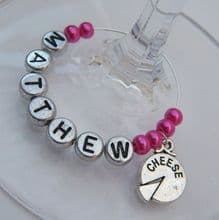 Cheese Wine Glass Charms