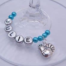 Chicken Wine Glass Charms