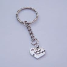 Chief Bridesmaid Keyrings