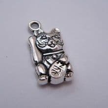 Chinese Lucky Cat Wine Glass Charms