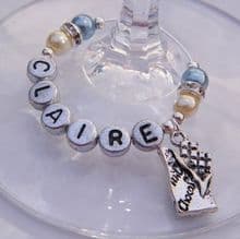 Chocolate Wine Glass Charms