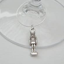 Christmas Nutcracker Wine Glass Charms