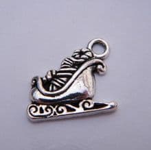 Christmas Sleigh Wine Glass Charms