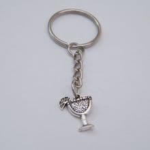 Cocktail Glass Keyrings