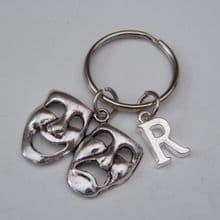 Comedy Tragedy Masks Keyrings