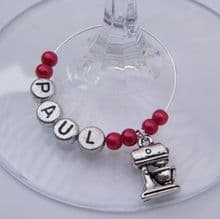 Cooking Wine Glass Charms