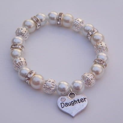 Daughter Bracelet - Sparkle & Bling Style