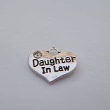 Daughter In Law Wine Glass Charms