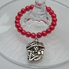 Day Of The Dead Wine Glass Charms