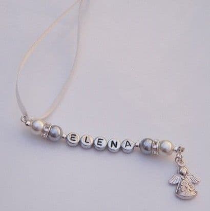 Detailed Angel Personalised Christmas Tree Decoration