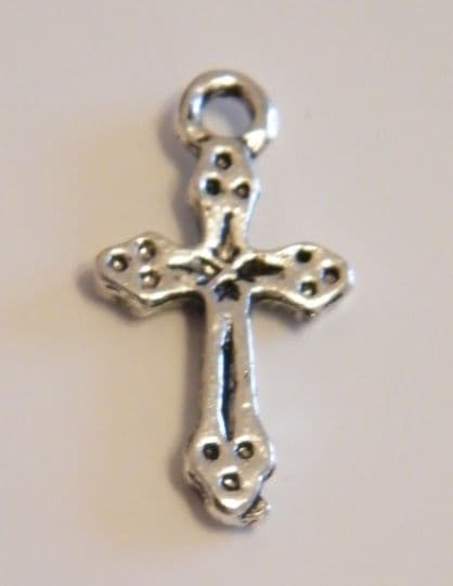 Detailed Cross Bracelet - Charm Beaded Style
