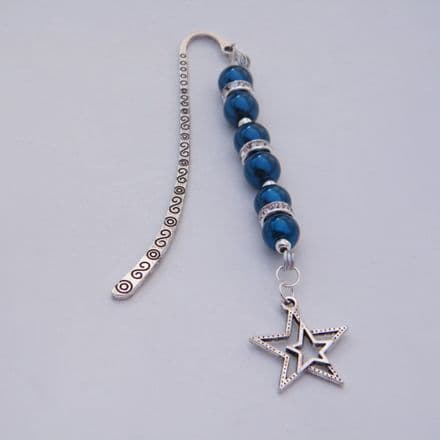 Detailed Double Star Outline Bookmark - Elegance Style