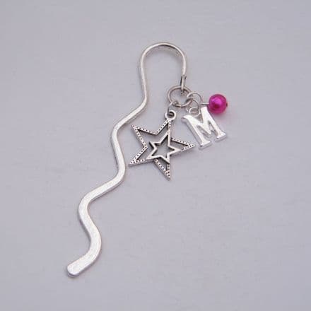 Detailed Double Star Outline Bookmark - Initial Wave Style