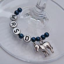 Donkey Wine Glass Charms
