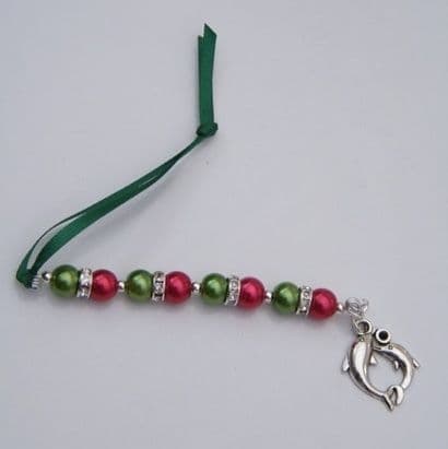 Double Dolphins Christmas Tree Decoration - Elegance Style