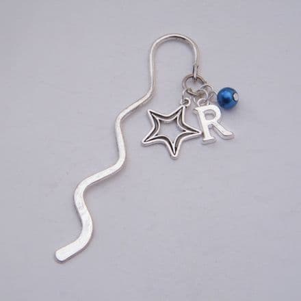 Double Star Outline Bookmark - Initial Wave Style
