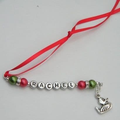 Duck Personalised Christmas Tree Decoration