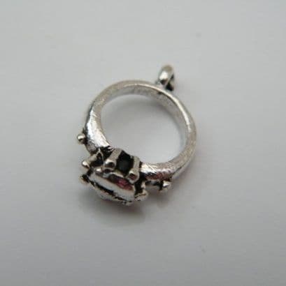 Engagement Ring Personalised Keyring