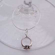 Engagement Wine Glass Charms