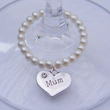 Family Wine Glass Charms