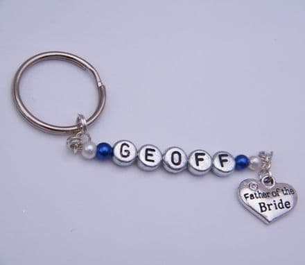 Father Of The Bride Personalised Keyring