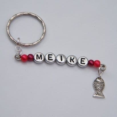 Fish Personalised Keyring