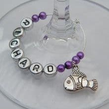 Fish Wine Glass Charms