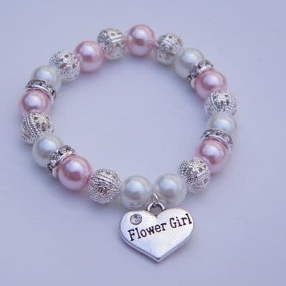 Flower Girl Bracelet - Sparkle & Bling Style
