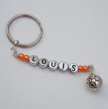 Football Personalised Keyring