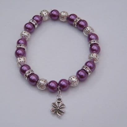 Four Leaf Clover Bracelet - Sparkle & Bling Style