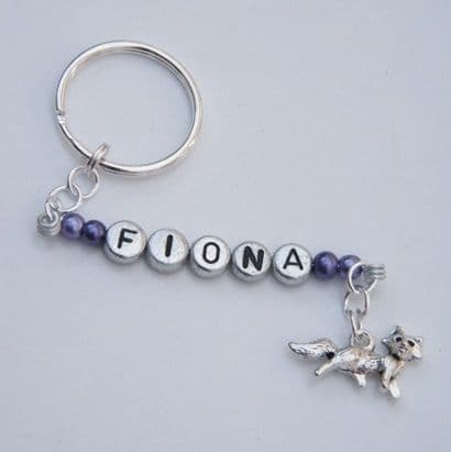 Fox Personalised Keyring