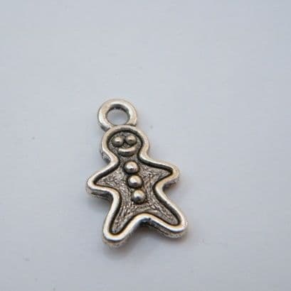 Gingerbread Man Bracelet - Charm Beaded Style