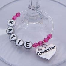 Godmother Wine Glass Charms